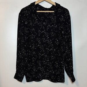 Black Starry Night Blouse